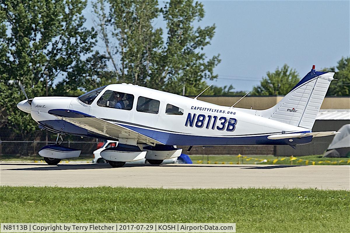 N8113B, Piper PA-28-181 Archer C/N 28-8090128, at 2017 EAA AirVenture at Oshkosh