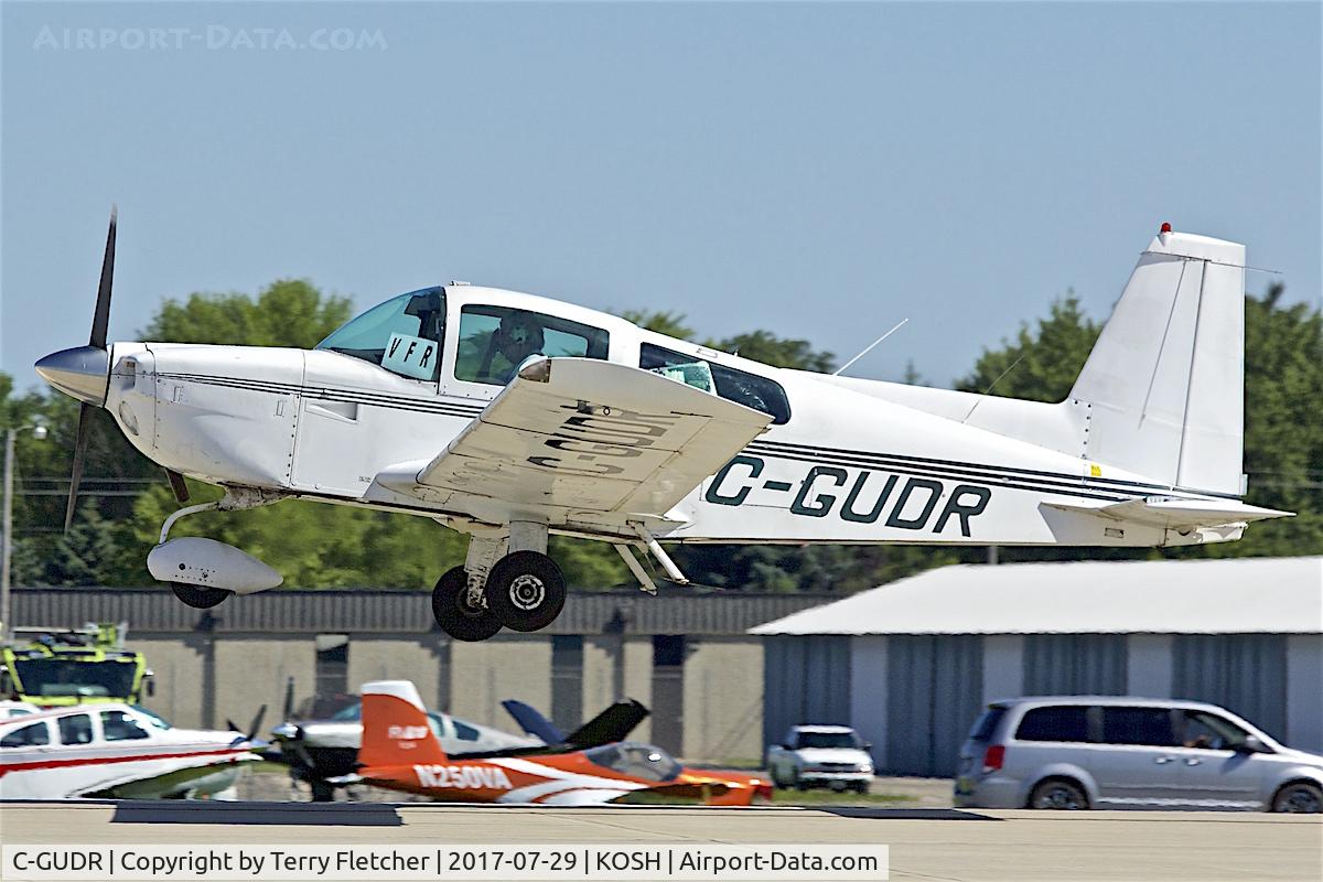 C-GUDR, 1975 American Aviation AA-5B Traveler C/N AA5B0141, at 2017 EAA AirVenture at Oshkosh