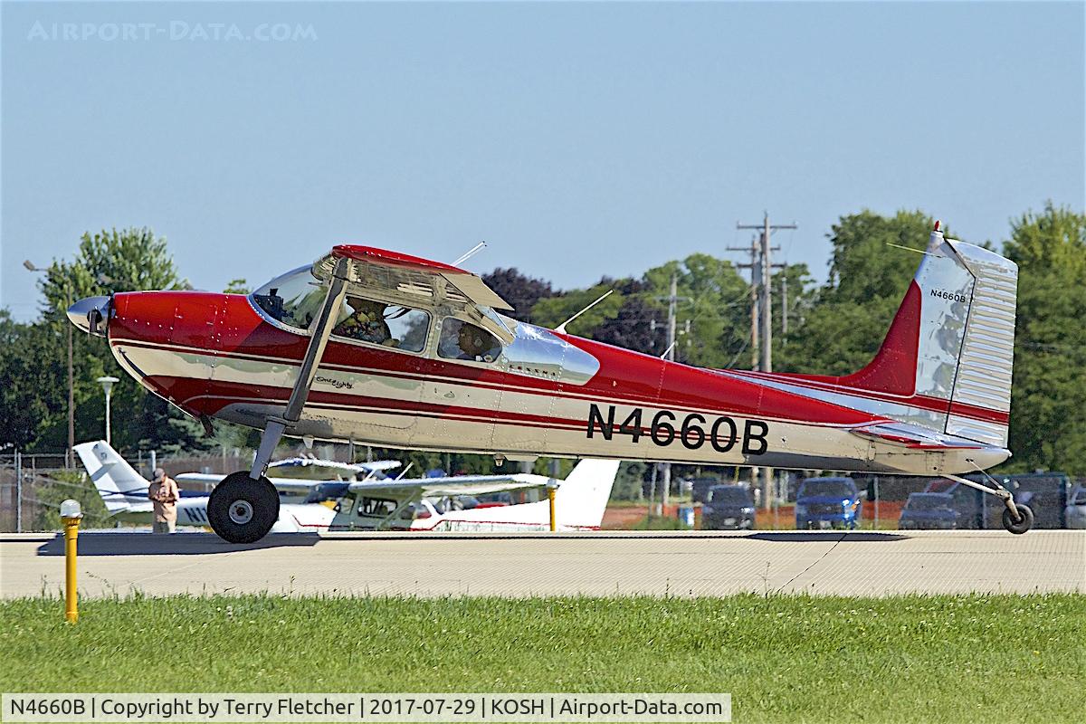 N4660B, 1955 Cessna 180 C/N 31558, at 2017 EAA AirVenture at Oshkosh