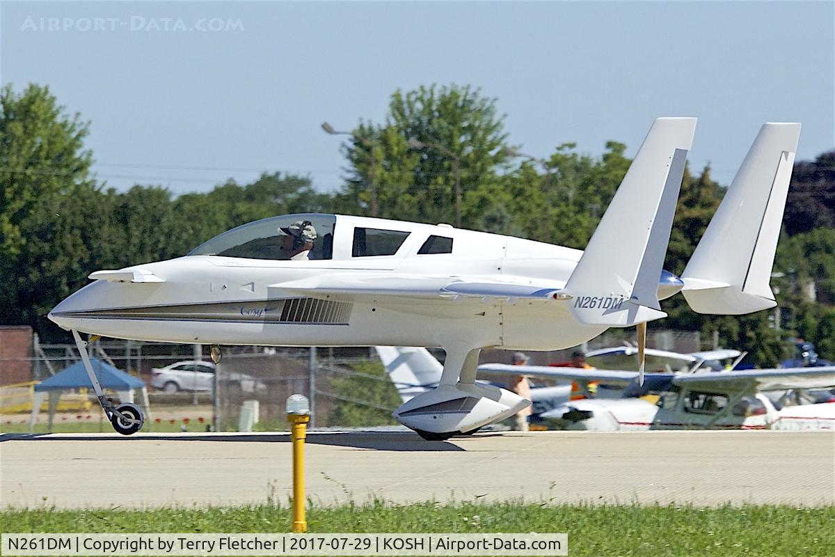 N261DM, 1989 Co-Z Cozy C/N 379, at 2017 EAA AirVenture at Oshkosh