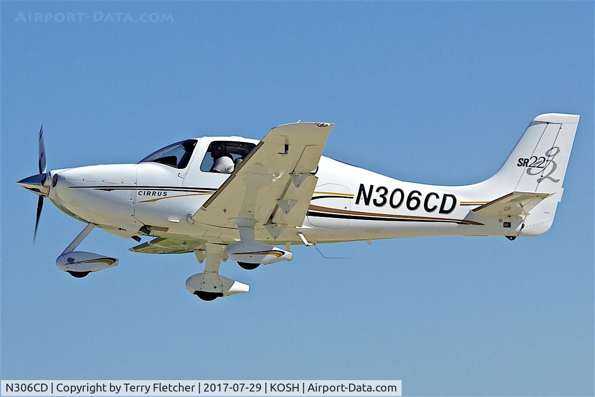 N306CD, 2005 Cirrus SR22 G2 C/N 1355, at 2017 EAA AirVenture at Oshkosh