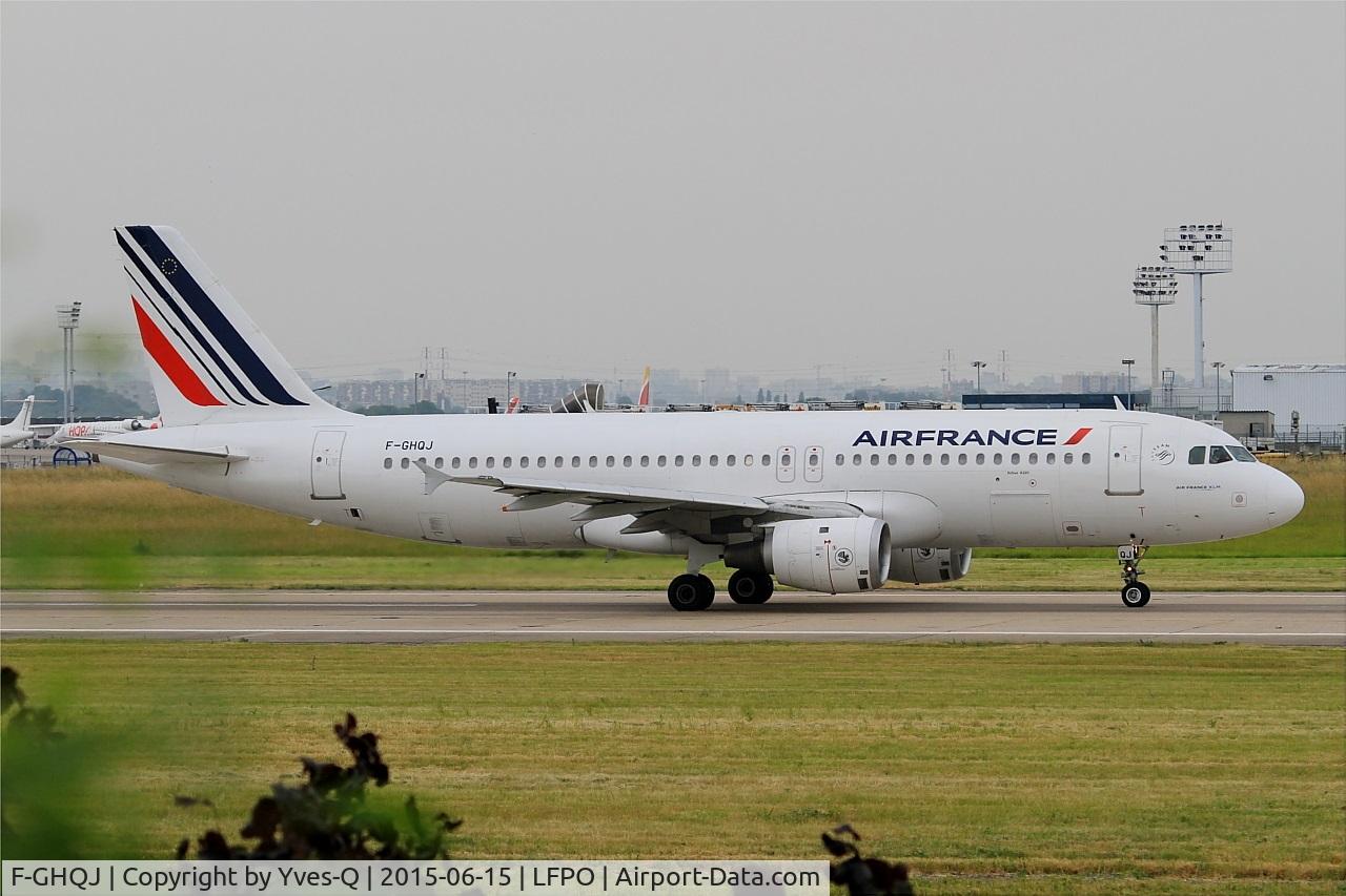F-GHQJ, 1991 Airbus A320-211 C/N 0214, Airbus A320-211, Take off run rwy 08, Paris-Orly airport (LFPO-ORY)