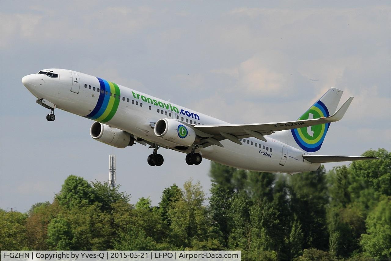 F-GZHN, 1999 Boeing 737-85H C/N 29445, Boeing 737-85H, Take off rwy 24, Paris-Orly airport (LFPO-ORY)