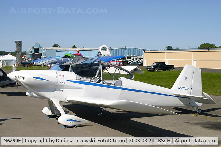 N6290F, 1998 Vans RV-4 C/N 002, RV-4  C/N 002, N6290F
