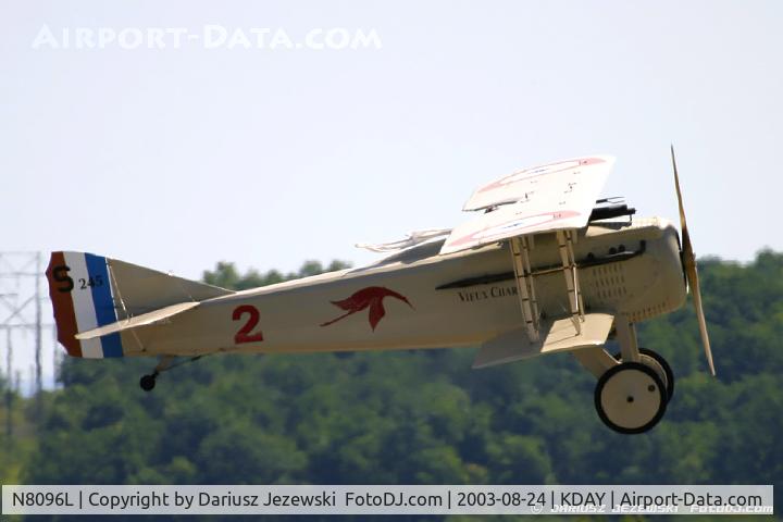 N8096L, 1999 SPAD S-VII Replica C/N 1999, SPAD VII replica C/N 1999, N8096L