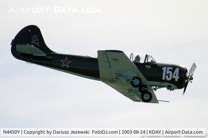 N4450Y, 1985 Yakovlev Yak-52 C/N 855809, Yakovlev Yak-52 