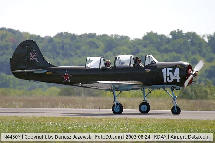 N4450Y, 1985 Yakovlev Yak-52 C/N 855809, Yakovlev Yak-52 