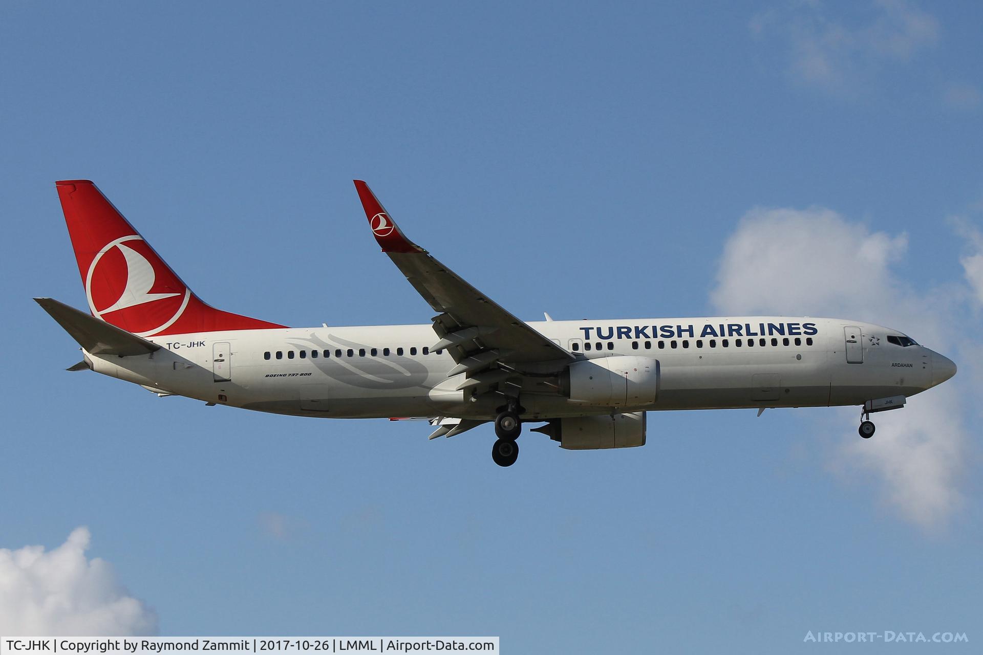 TC-JHK, 2011 Boeing 737-8F2 C/N 40975, B737-800 TC-JHK Turkish Airlines