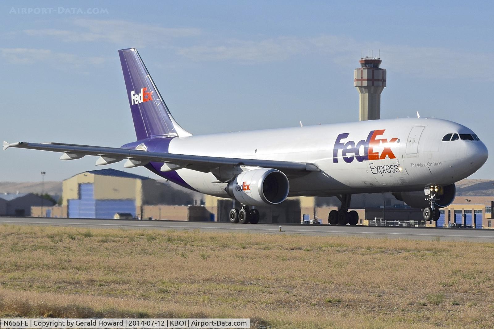 N655FE, 1994 Airbus A300F4-605R C/N 742, Starting take off roll.