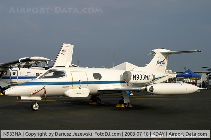 N933NA, 1965 Learjet Inc 23 C/N 23-049, NASA Learjet 23  C/N 23-049, N933NA