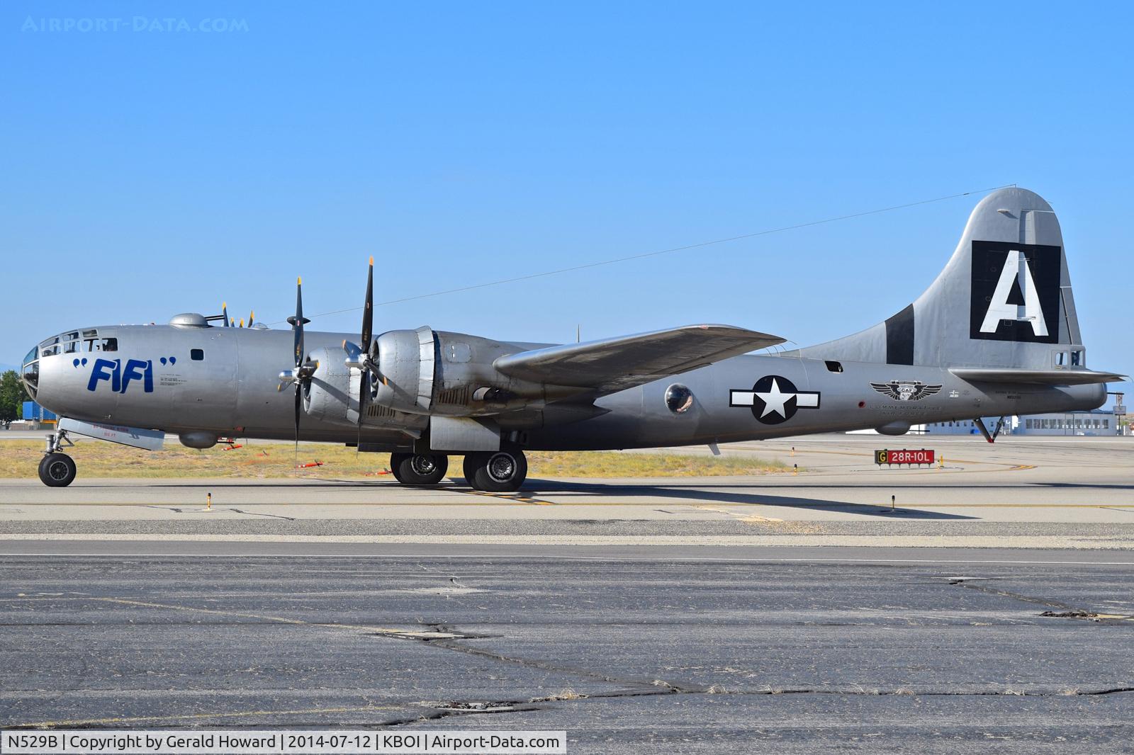 N529B, 1944 Boeing B-29A-60-BN Superfortress C/N 11547, Taxiing on Alpha.