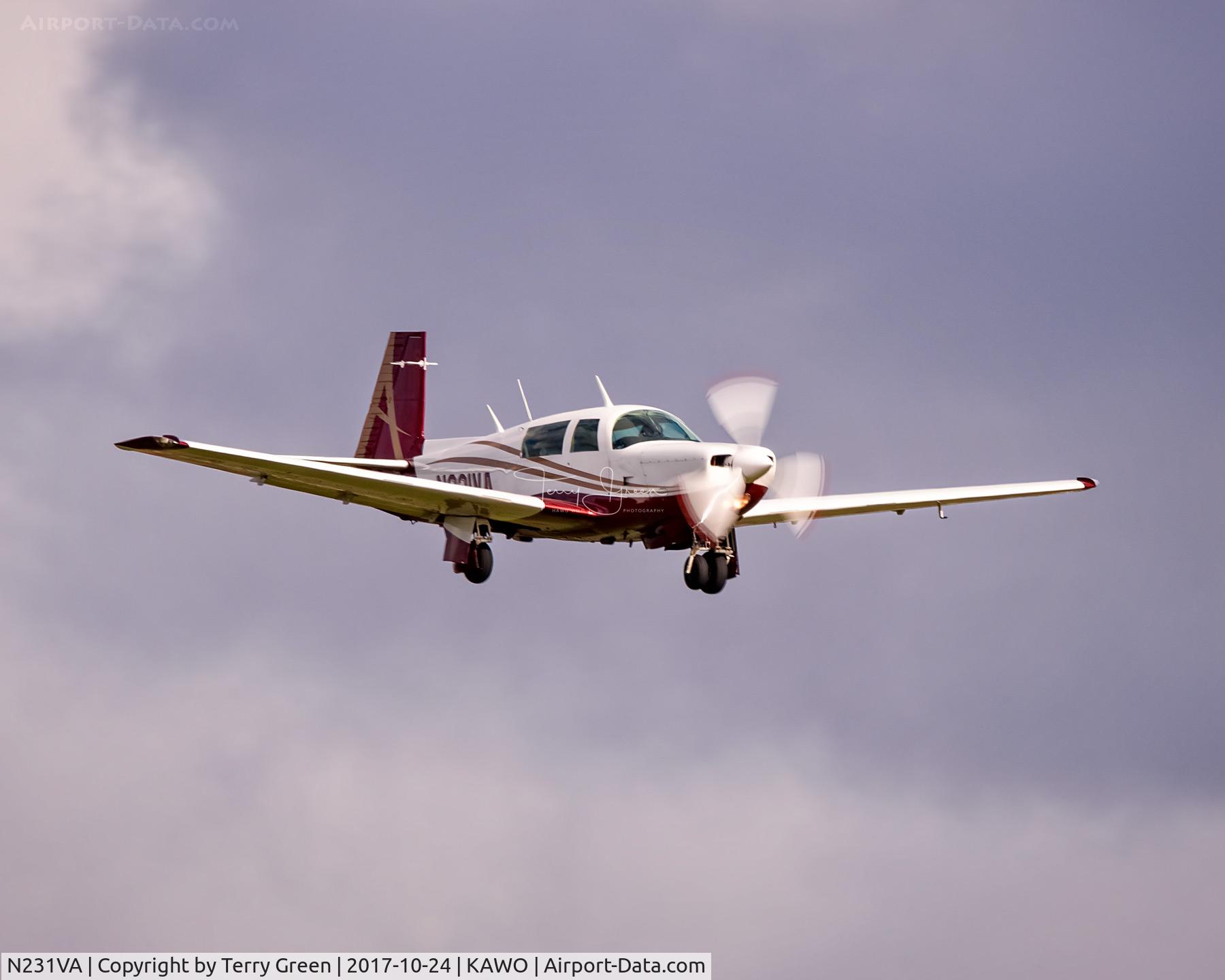 N231VA, 1979 Mooney M20K C/N 25-0184, KAWO
