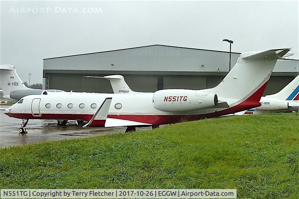 N551TG, Gulfstream Aerospace GV-SP (G550) C/N 5264, At London-Luton Airport