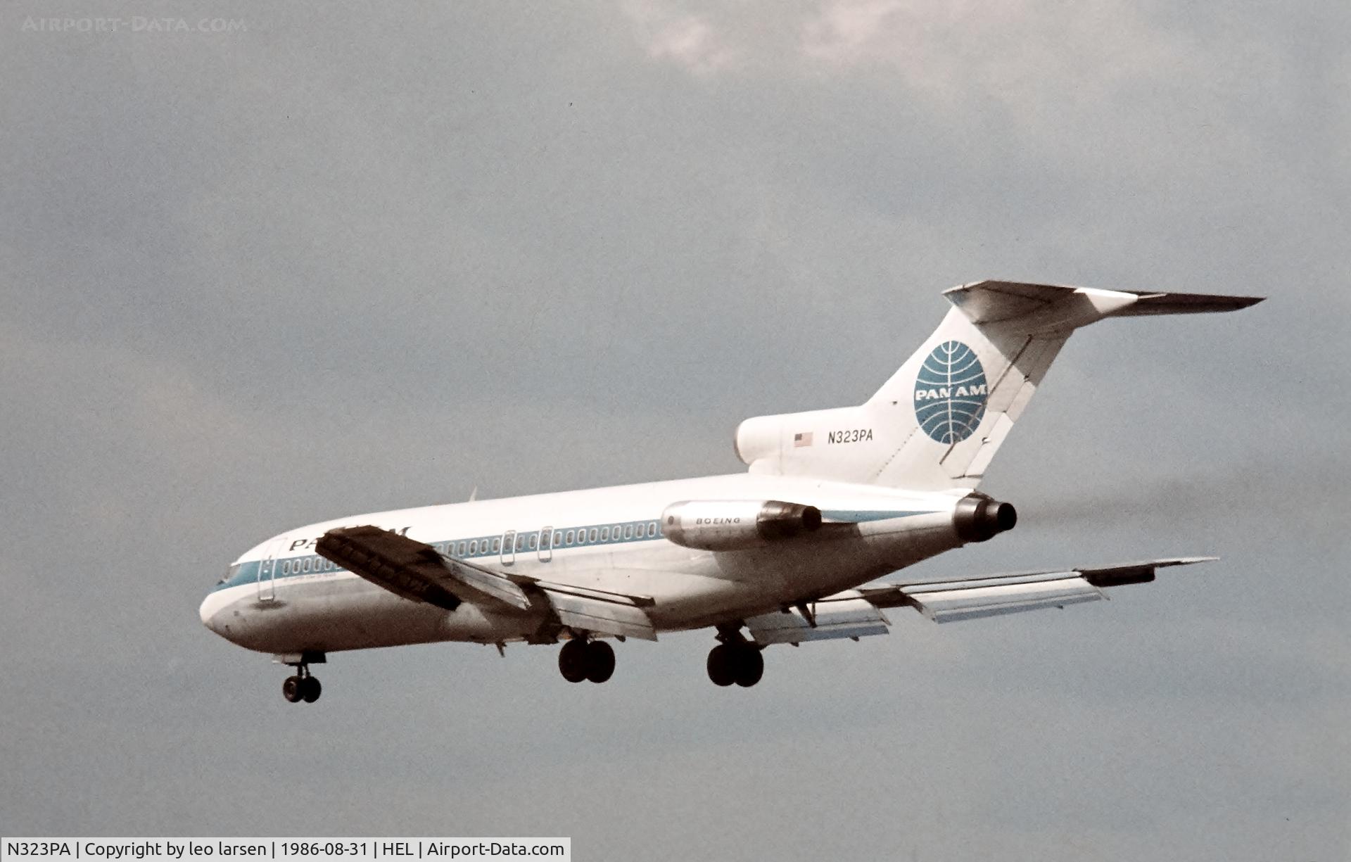 N323PA, 1966 Boeing 727-21 C/N 19005, Helsinki 31.8.1986