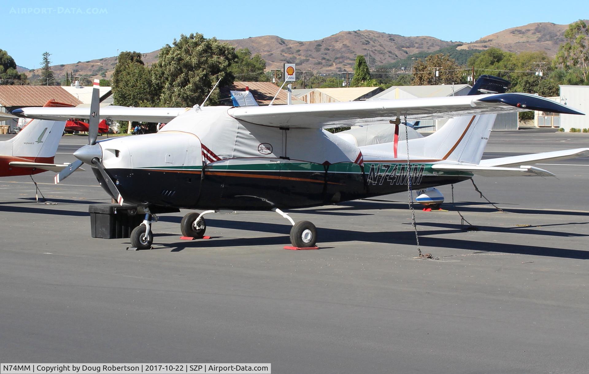 N74MM, 1974 Cessna T210L Turbo Centurion C/N 21060375, 1974 Cessna T210L TURBO CENTURION, Continental TSIO-520-R 310 Hp