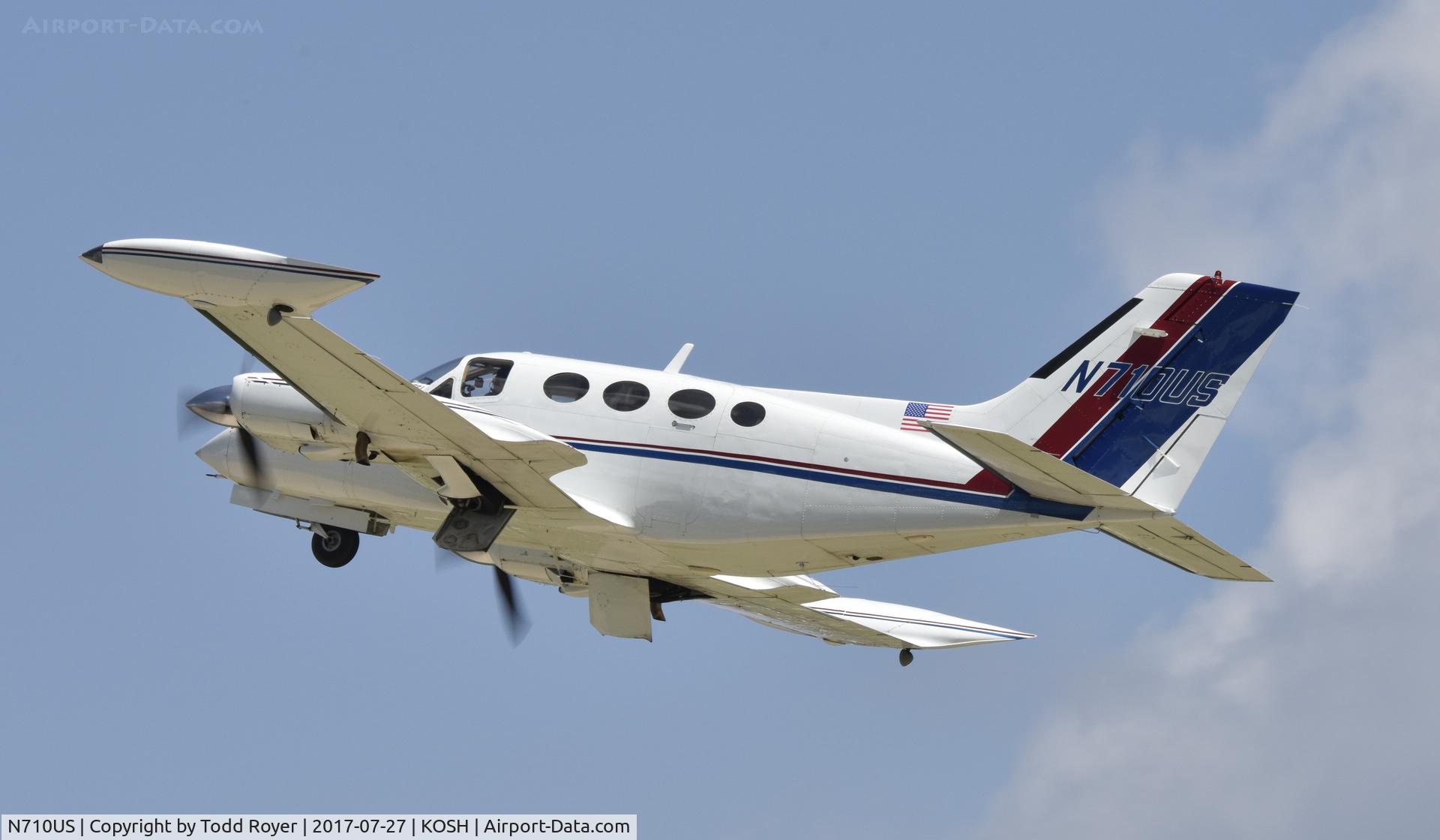 N710US, Cessna 414 Chancellor C/N 414-0083, Airventure 2017