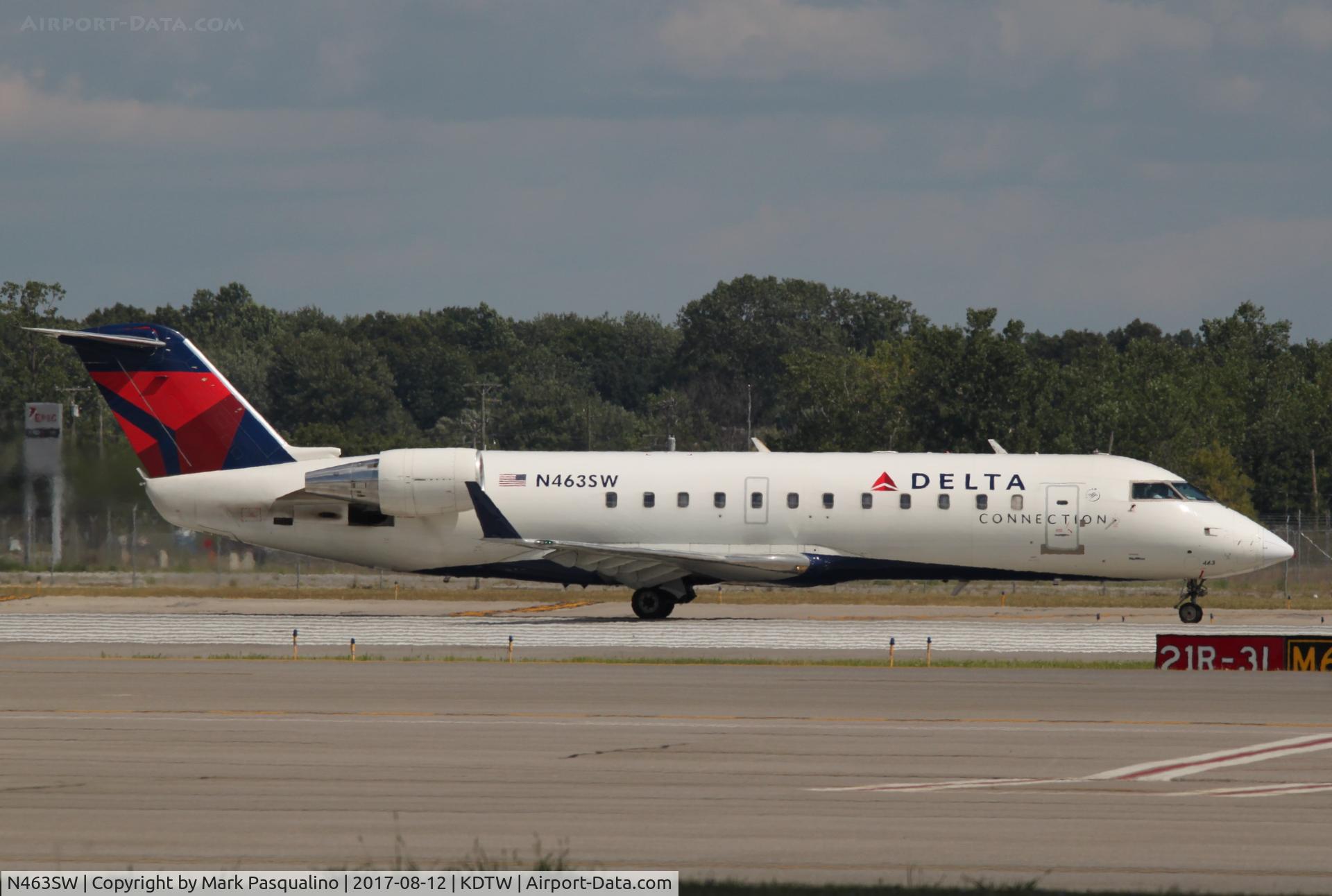 N463SW, 2003 Bombardier CRJ-200LR (CL-600-2B19) C/N 7820, CL-600-2B19
