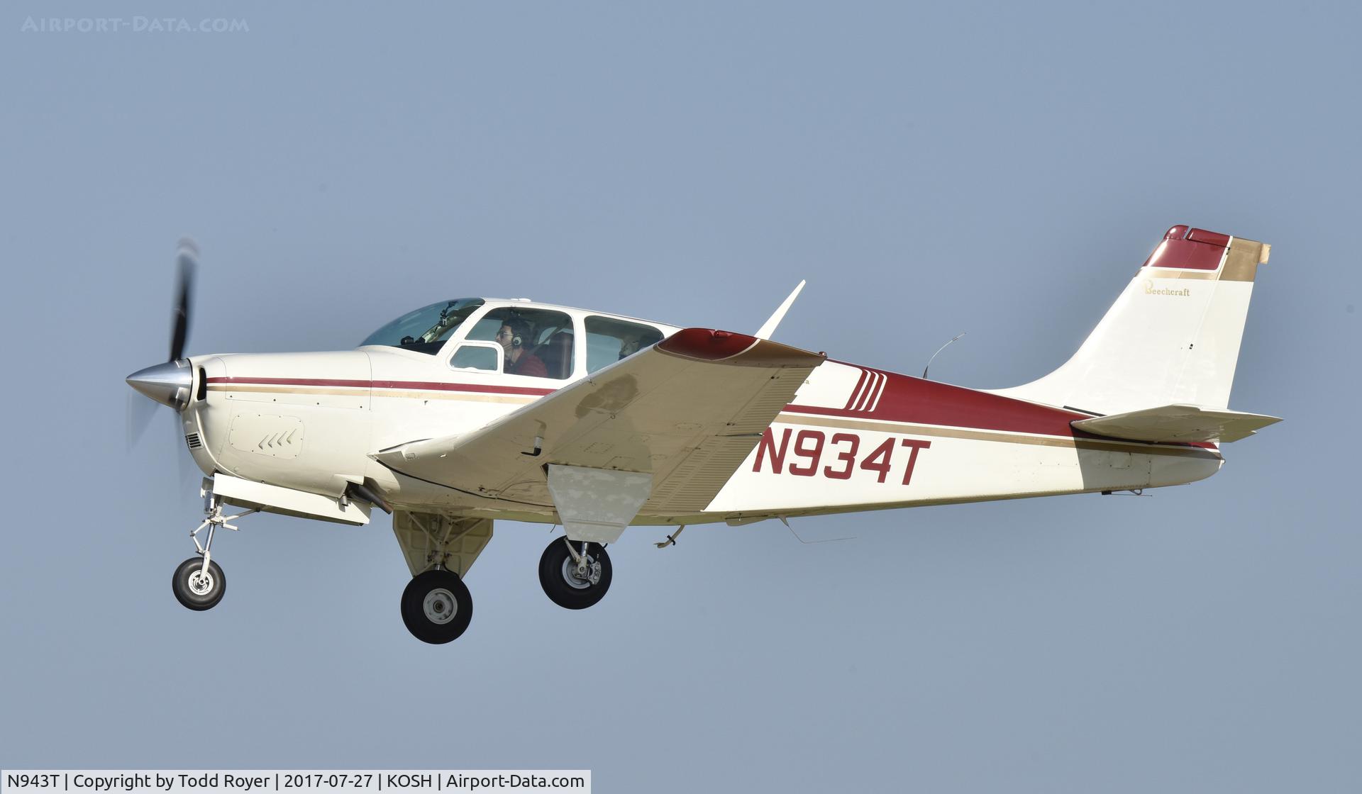N943T, Beech 35-33 Debonair C/N CD-144, Airventure 2017