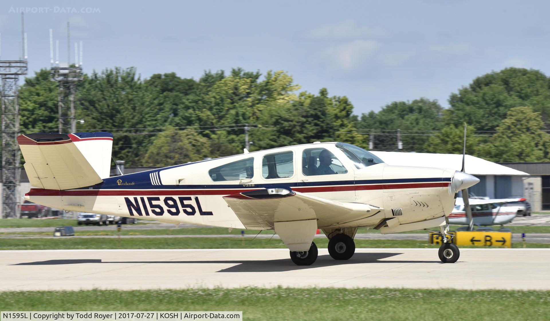 N1595L, 1976 Beech V35B Bonanza C/N D-9869, Airventure 2017