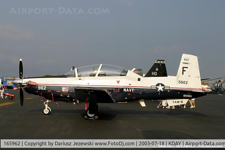 165962, 2001 Raytheon T-6A Texan II C/N PT-105, T-6A Texan II 165962 F-962 from  TAW-6 NAS Pensacola, FL