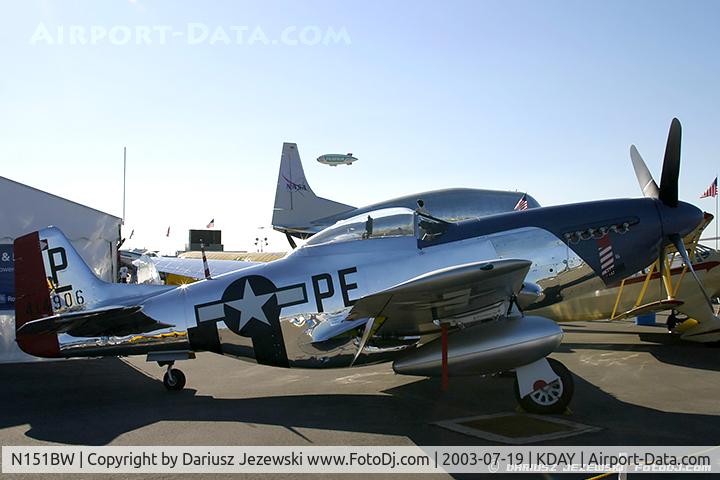 N151BW, 1962 North American P-51D Mustang C/N 44-74813, North American P-51D Mustang 