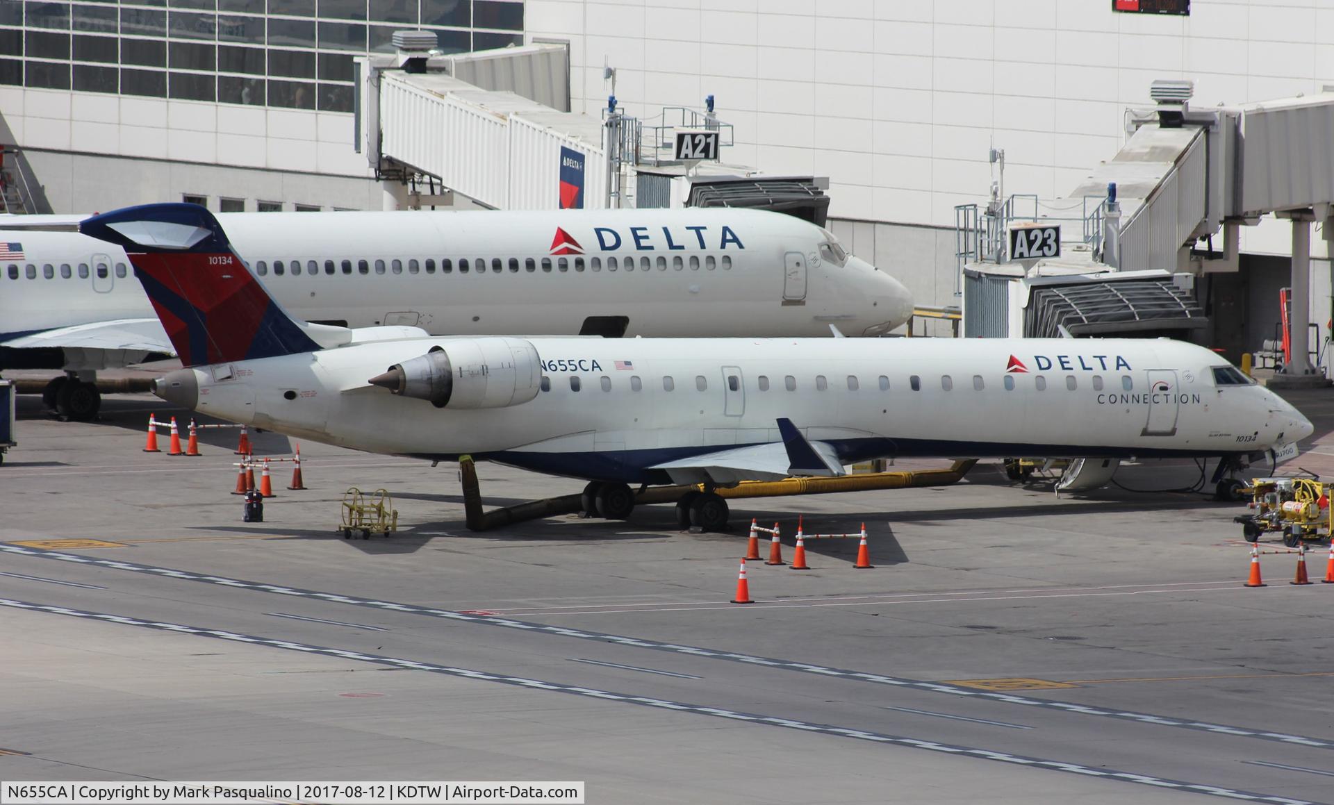 N655CA, 2004 Bombardier CRJ-700 (CL-600-2C10) Regional Jet C/N 10134, CL-600-2C10