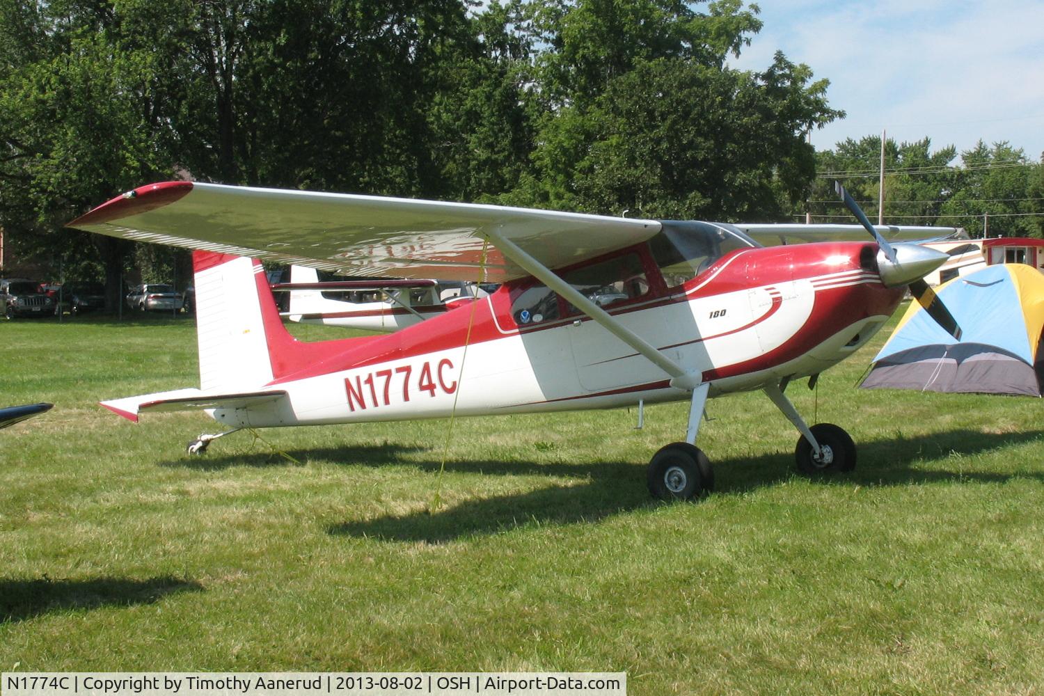N1774C, Cessna 180 C/N 30474, Cessna 180, c/n: 30474