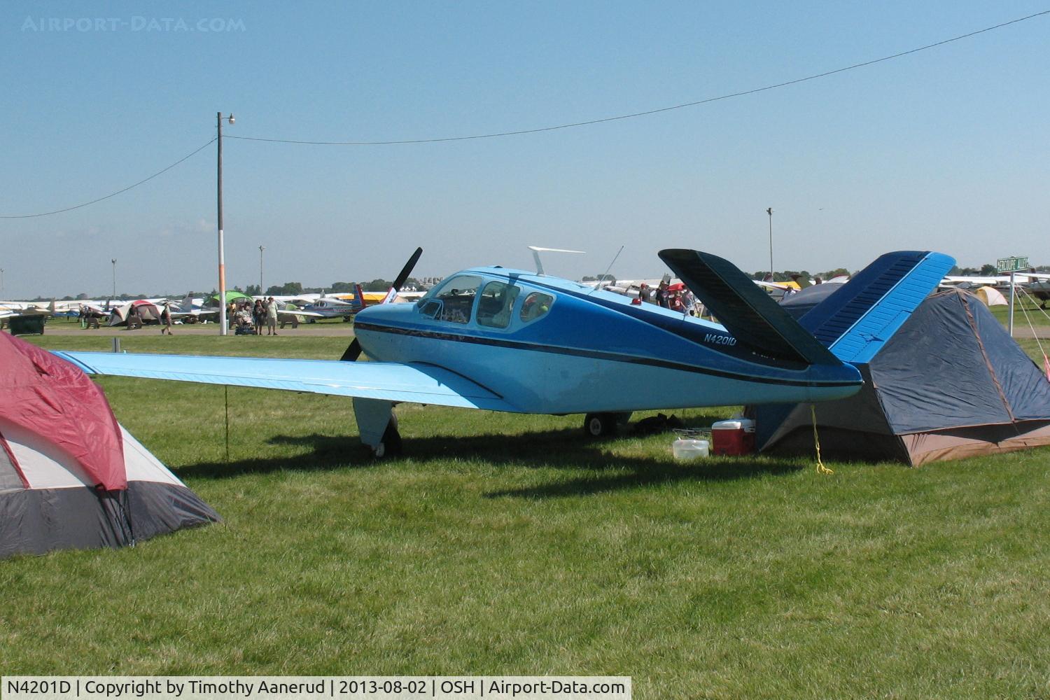 N4201D, 1955 Beech G35 Bonanza C/N D-4398, 1955 Beech G35, c/n: D-4398