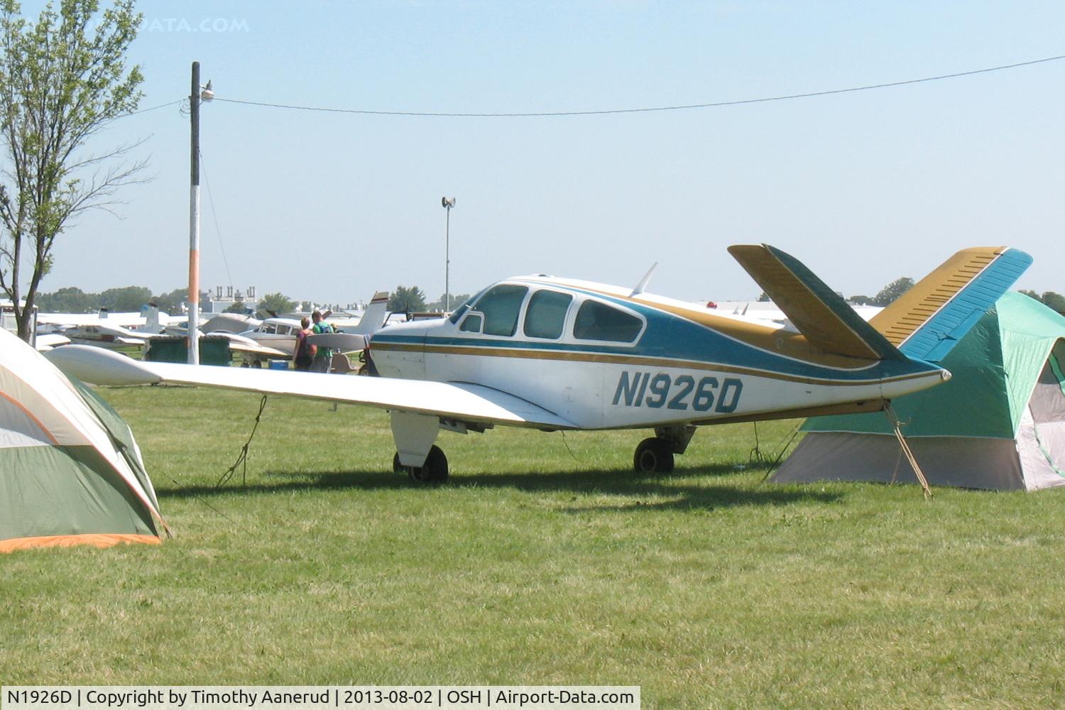 N1926D, 1956 Beech C35 Bonanza Bonanza C/N D-3198, 1956 Beech C35 Bonanza, c/n: D-3198