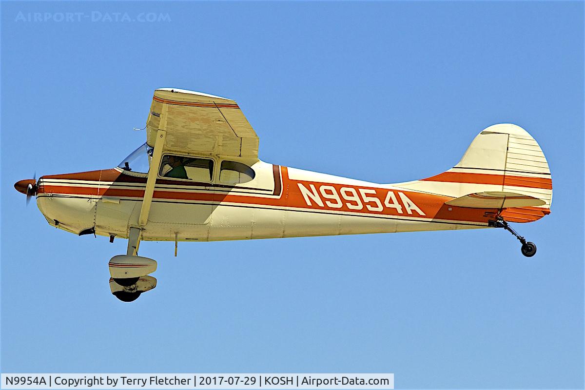 N9954A, 1950 Cessna 170A C/N 19314, at 2017 EAA AirVenture at Oshkosh