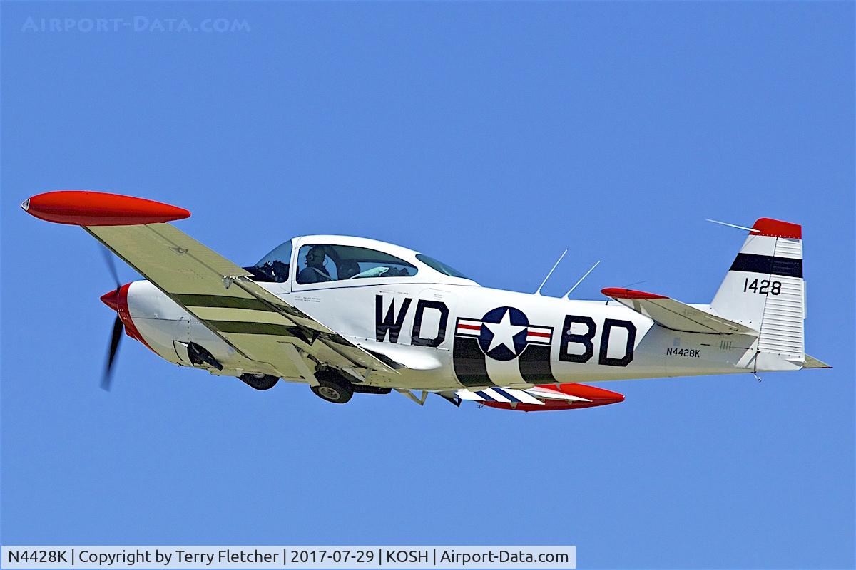 N4428K, 1948 Ryan Navion C/N NAV-4-1428, at 2017 EAA AirVenture at Oshkosh
