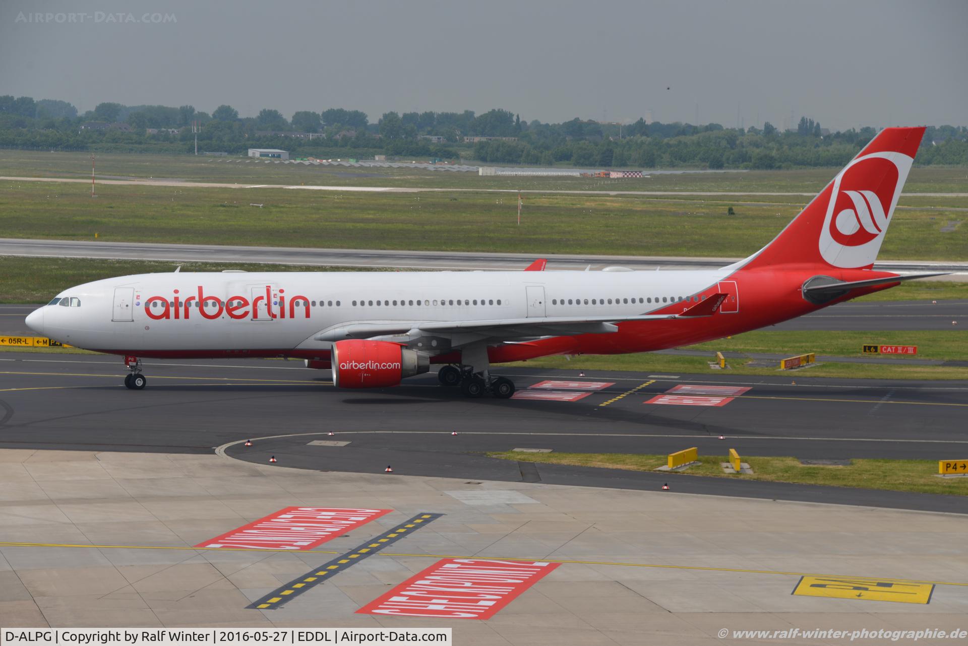 D-ALPG, 2002 Airbus A330-223 C/N 493, Airbus A330-223 - AB BER Air Berlin - 493 - D-ALPG - 27.05.2016 - DUS