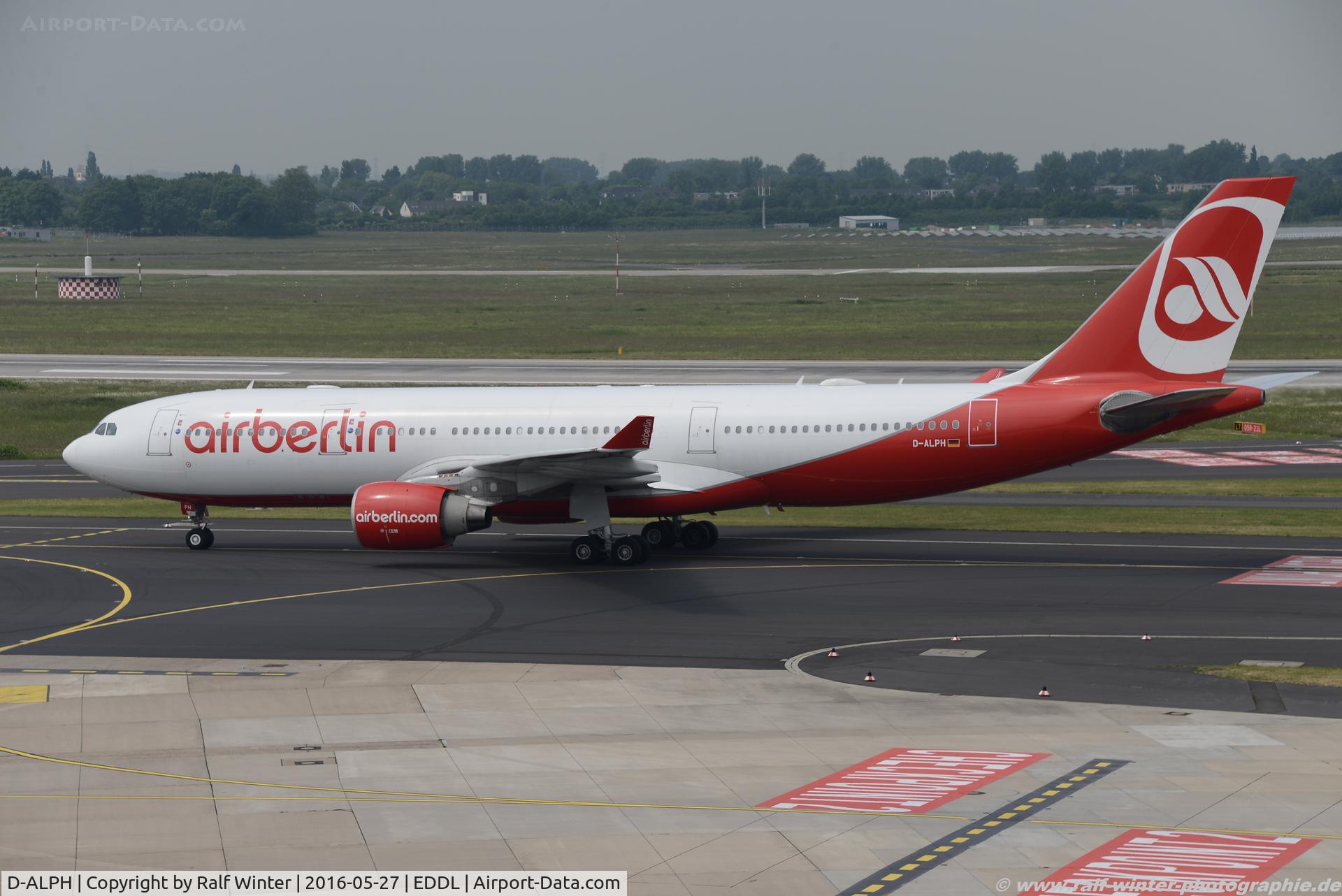 D-ALPH, 2006 Airbus A330-223 C/N 739, Airbus A330-223 - AB BER Air Berlin - 739 - D-ALPH - 27.05.2016 - DUS