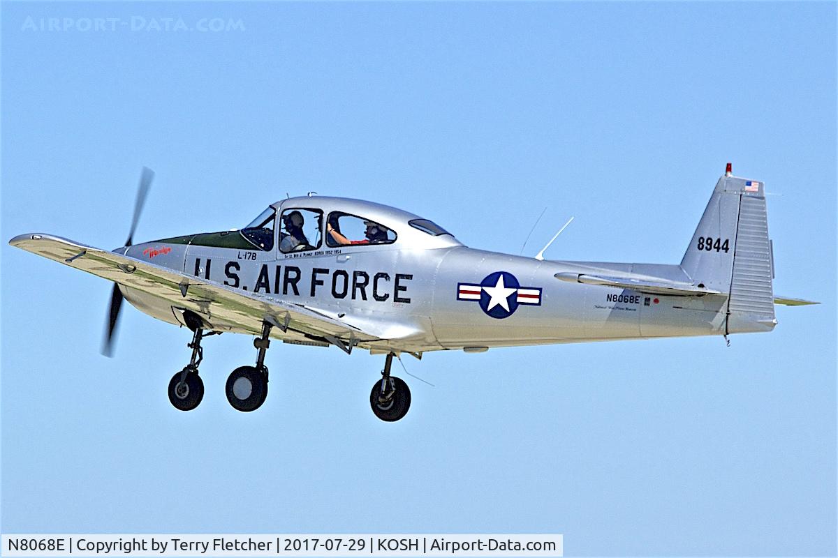 N8068E, 1960 Ryan Navion A C/N NAV-4-1650, at 2017 EAA AirVenture at Oshkosh