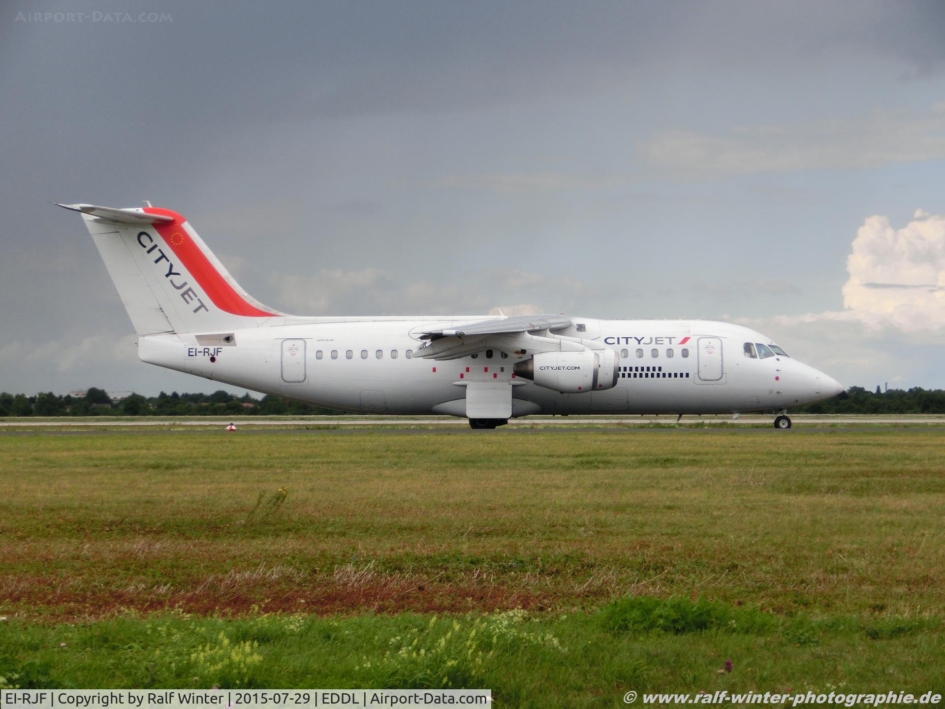 EI-RJF, 1998 British Aerospace Avro 146-RJ85A C/N E2337, British Aerospace BAe Avro RJ-85A - WX BGY CityJet 'Great Blasket Island' - E2337 - EI-RJF - 29.07.2015 - DUS
