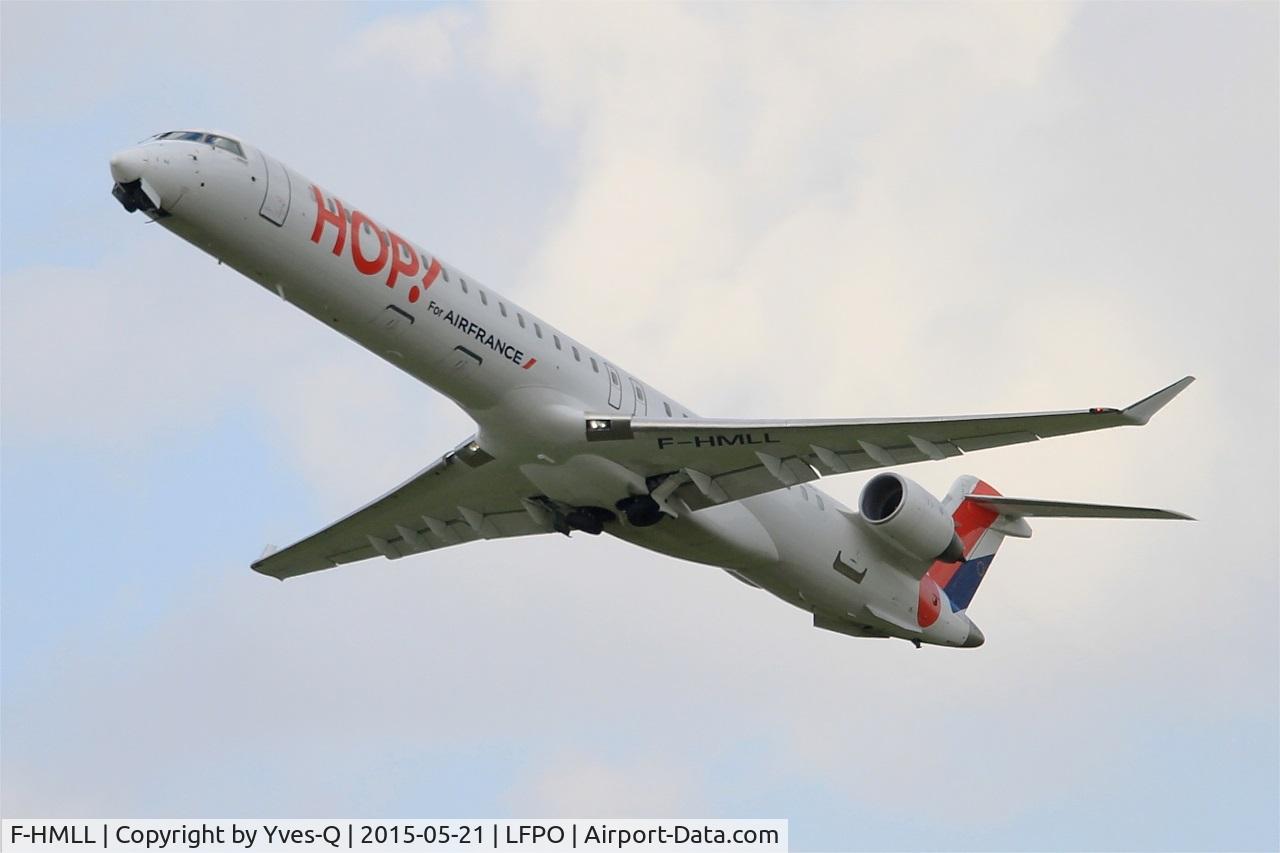 F-HMLL, 2011 Bombardier CRJ-1000EL NG (CL-600-2E25) C/N 19017, Bombardier CRJ-1000EL NG, Take off rwy 24, Paris-Orly airport (LFPO-ORY)