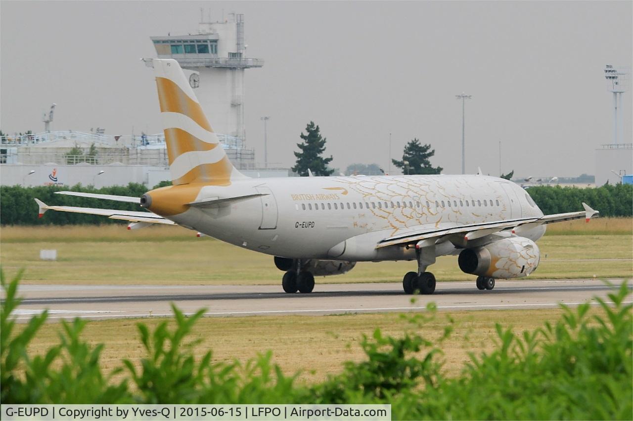 G-EUPD, 1999 Airbus A319-131 C/N 1142, Airbus A319-131, Take off run rwy 08, Paris-Orly airport (LFPO-ORY)
