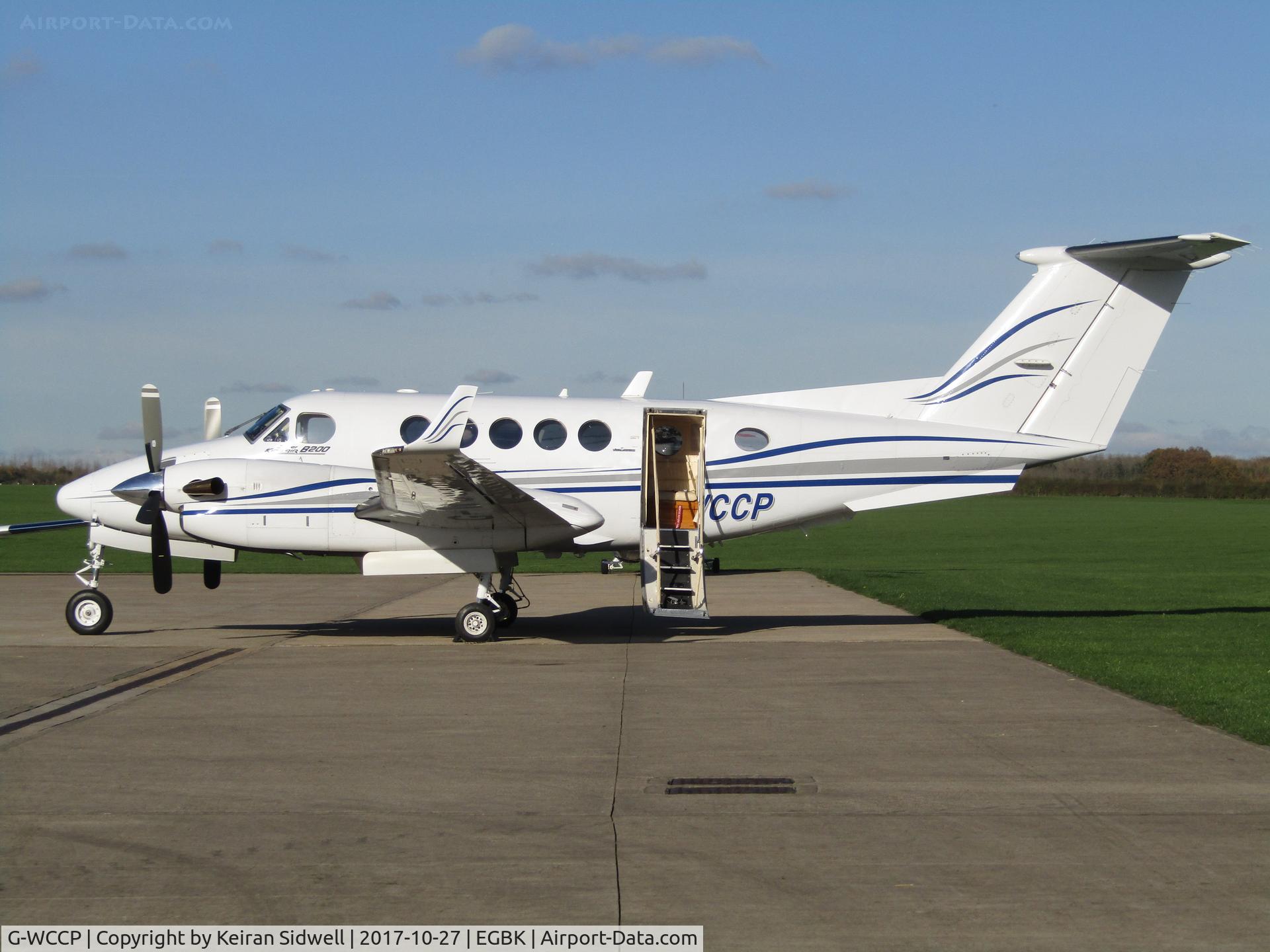 G-WCCP, 1988 Beech B200 Super King Air King Air C/N BB-1295, Spotted on my second ever visit to Sywell aerodrome just as we were about to hop into the car to go home.