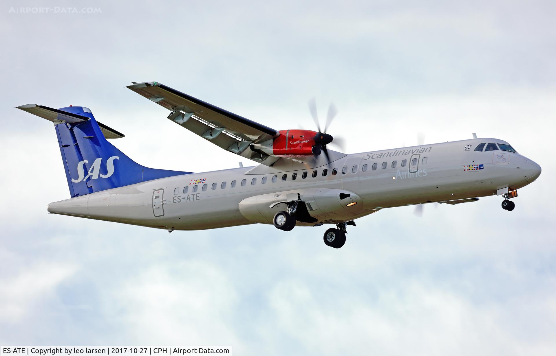 ES-ATE, 2013 ATR 72-600 (72-212A) C/N 1120, Copenhagen 27.10.2017