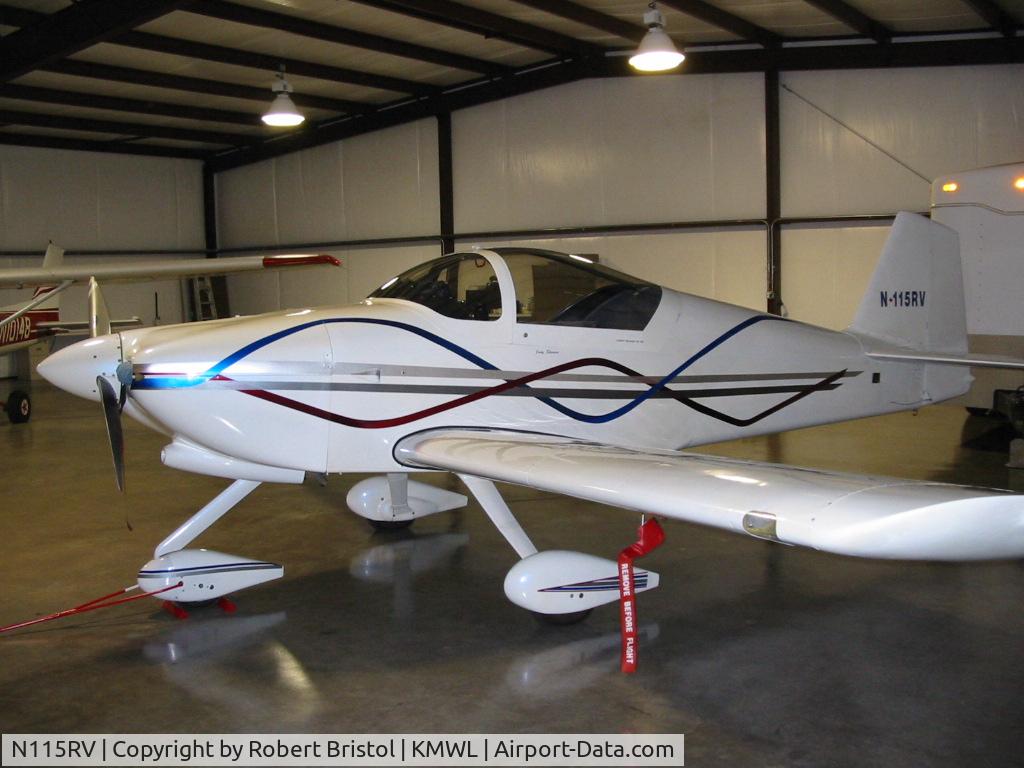 N115RV, 1998 Vans RV-6A C/N 24228, Taken at Mineral Wells airport shortly after owner Jodie Stevens bought aircraft from Robert Bristol