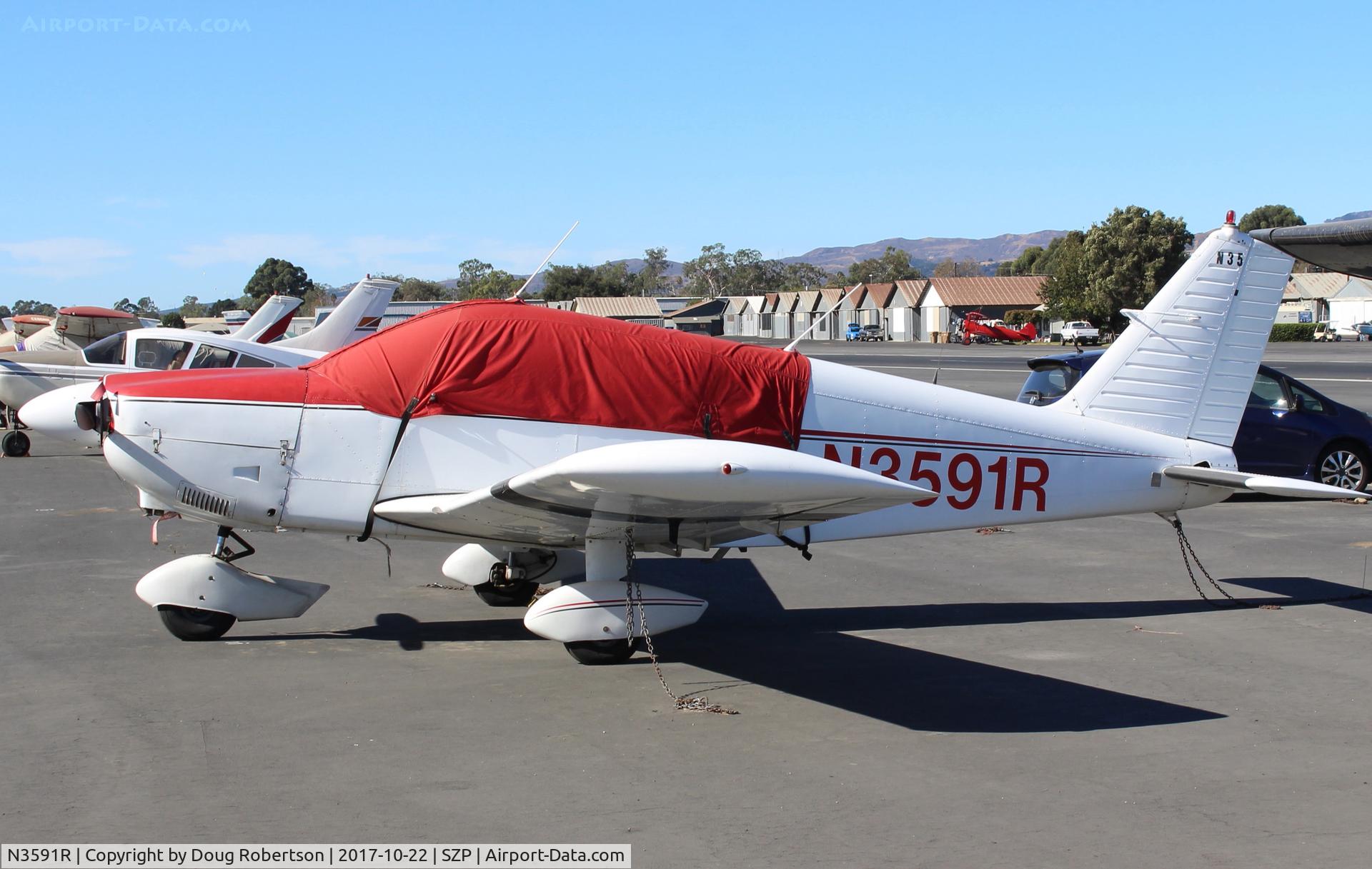 N3591R, 1970 Piper PA-28-180 Cherokee C/N 28-5704, 1970 Piper PA-28-180 CHEROKEE, Lycoming O&VO-360 180 Hp