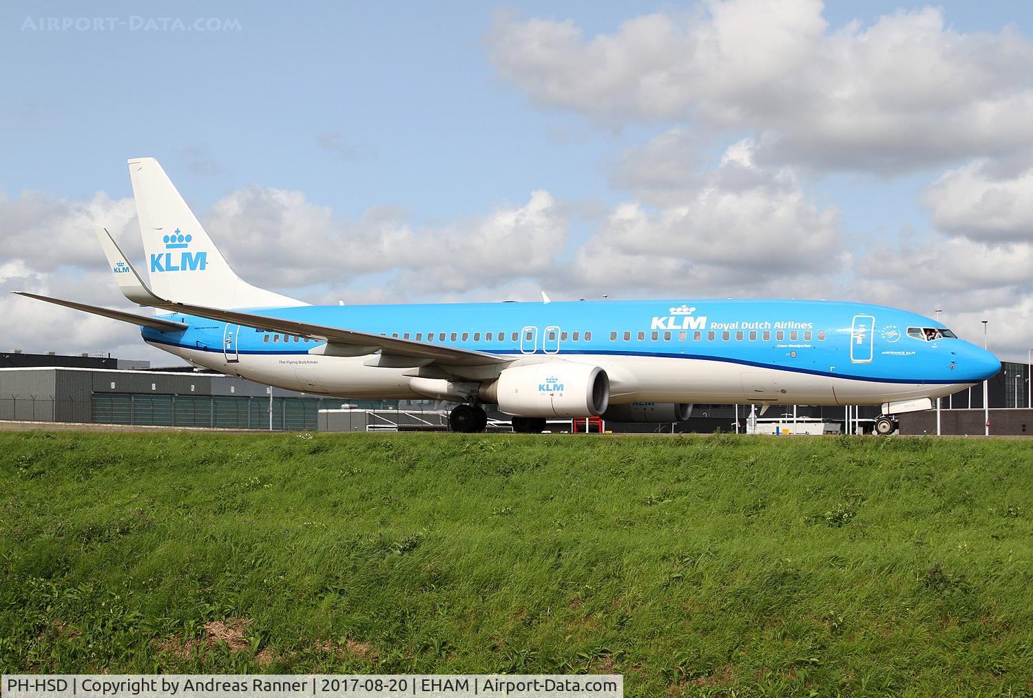 PH-HSD, 2012 Boeing 737-8K2 C/N 39260, KLM Boeing 737