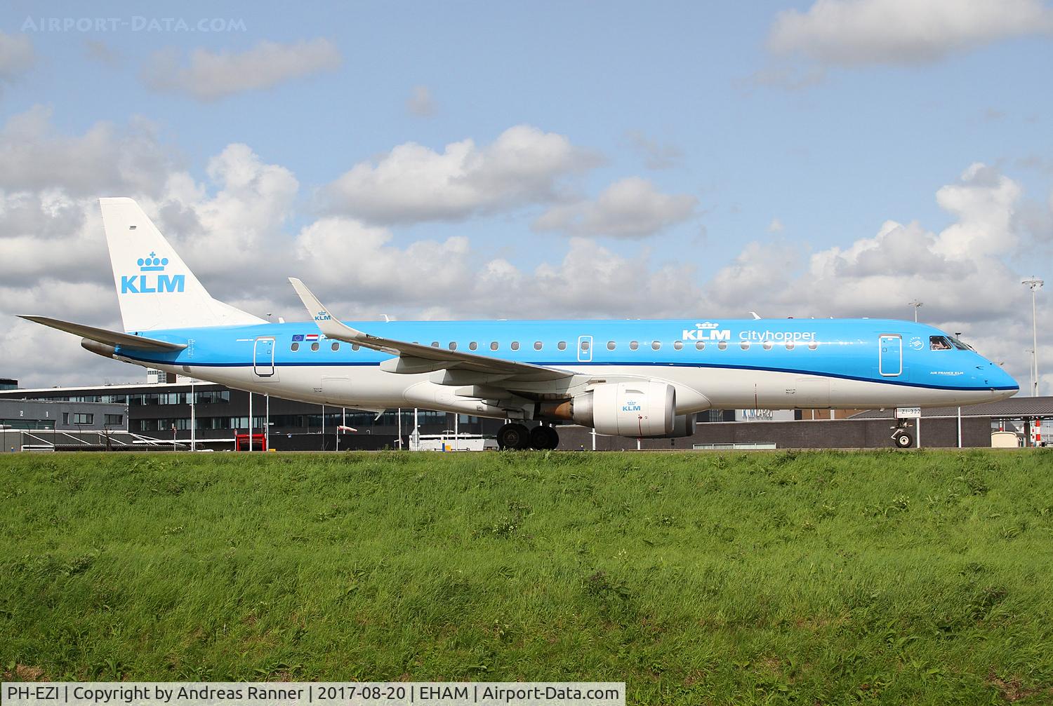 PH-EZI, 2009 Embraer 190LR (ERJ-190-100LR) C/N 19000322, KLM Cityhopper ERJ-190