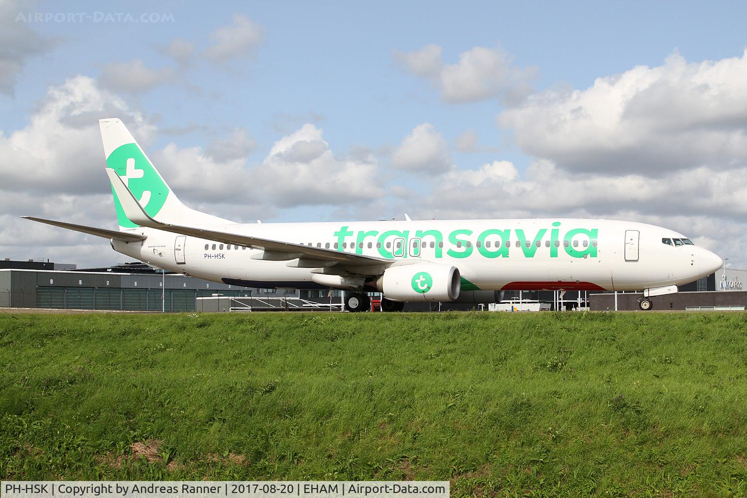 PH-HSK, 2015 Boeing 737-8K2 C/N 41330, Transavia Boeing 737