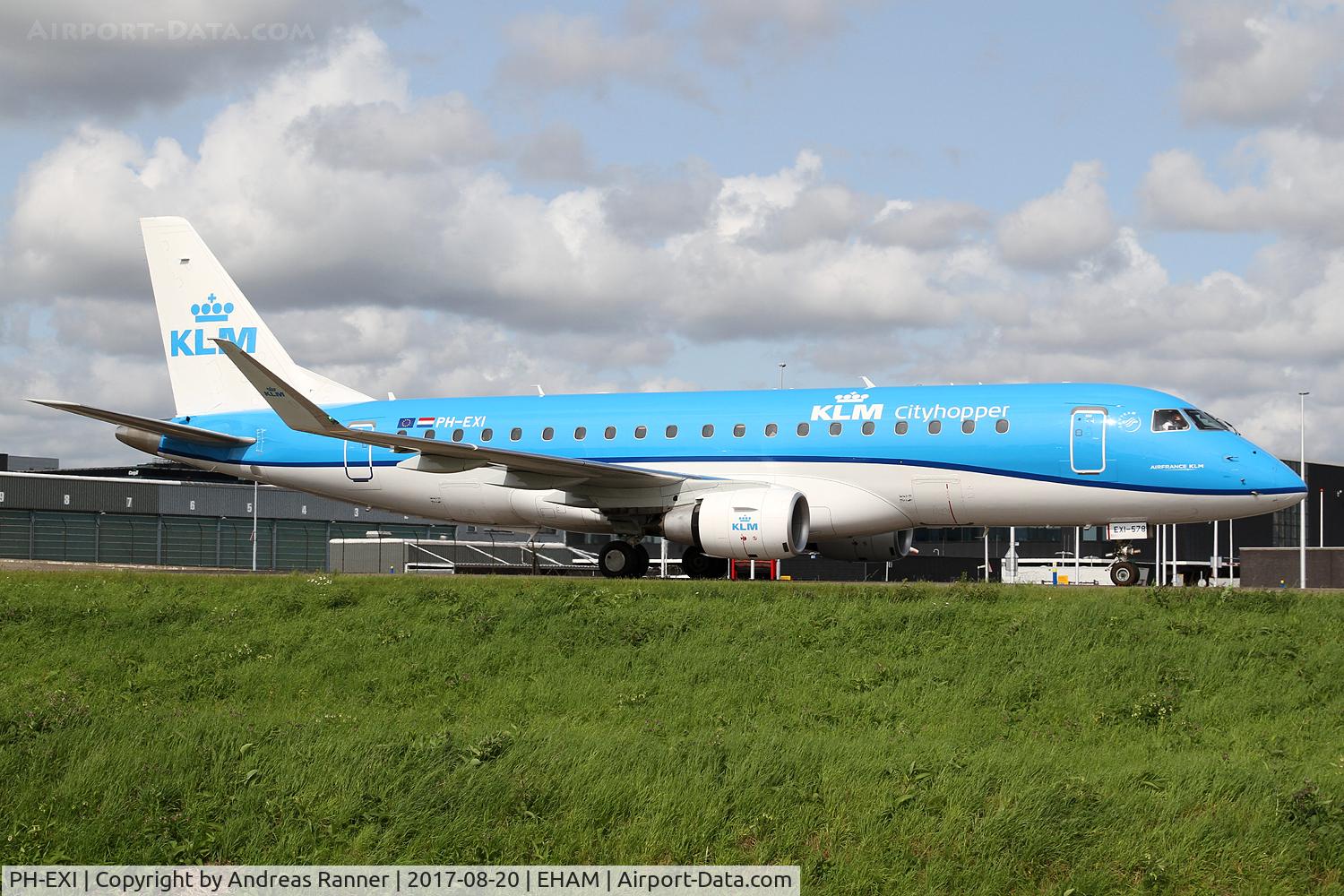 PH-EXI, 2016 Embraer 175STD (ERJ-170-200) C/N 17000578, KLM Cityhopper ERJ-170