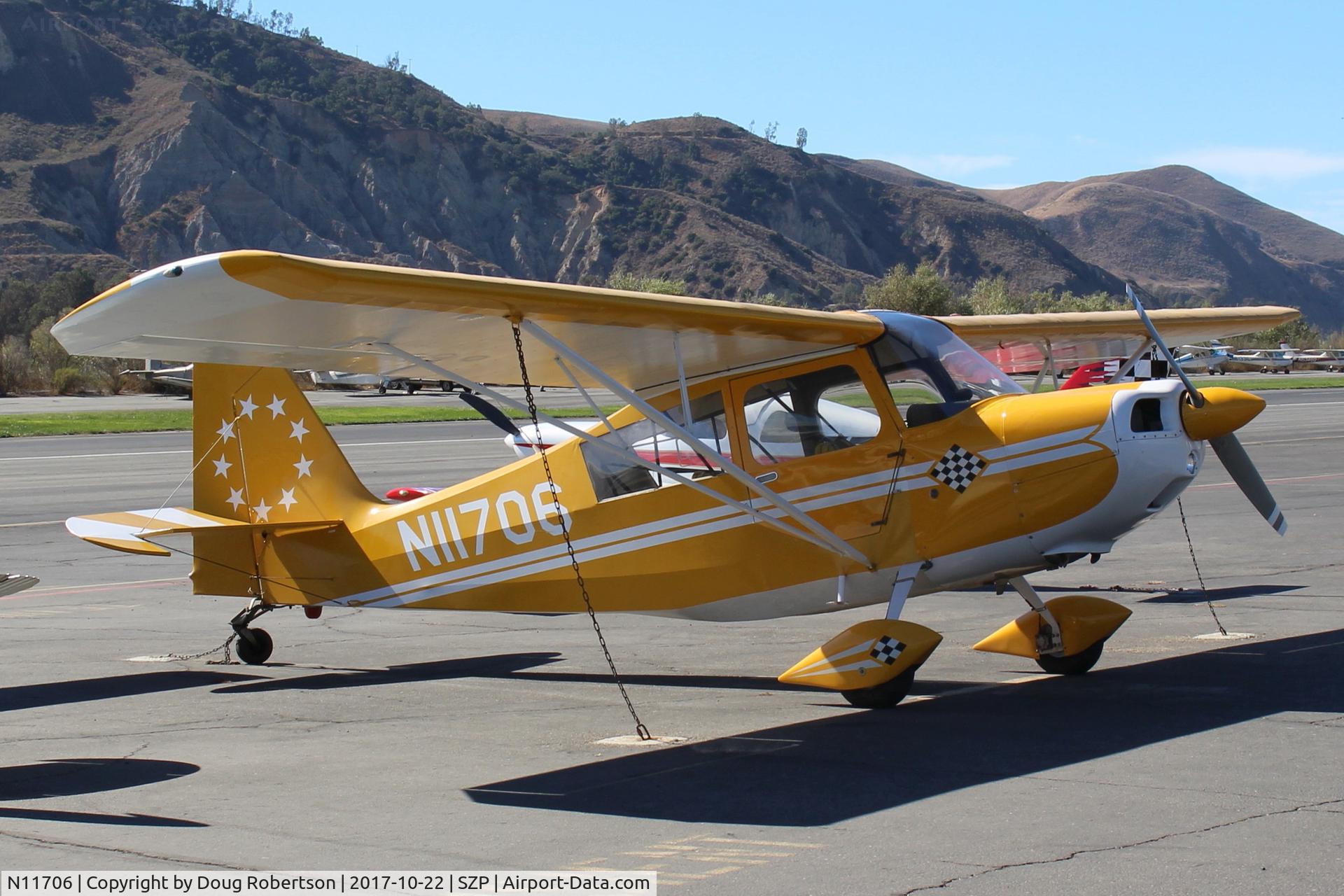 N11706, 1972 Bellanca 7KCAB Citabria C/N 319-72, 1972 Bellanca 7KCAB CITABRIA, Lycoming IO-320-E2A 150 Hp, Restricted class Ag & Pest Control