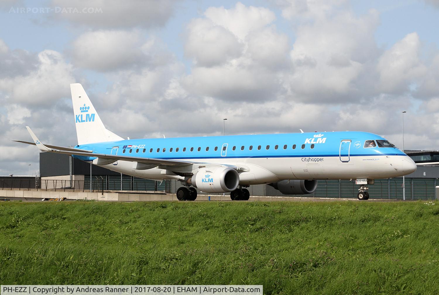 PH-EZZ, 2013 Embraer 190STD (ERJ-190-100) C/N 19000654, KLM Cityhopper ERJ-190