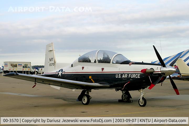00-3570, 2000 Raytheon T-6A Texan II C/N PT-74, T-6A Texan II 00-3570 MY from 3rd FTS 479th FTG Moody AFB, GA
