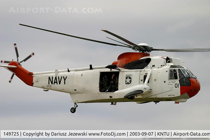 149725, Sikorsky UH-3H Sea King C/N 61140, UH-3H Sea King 149725 01 from NAS Oceana, VA
