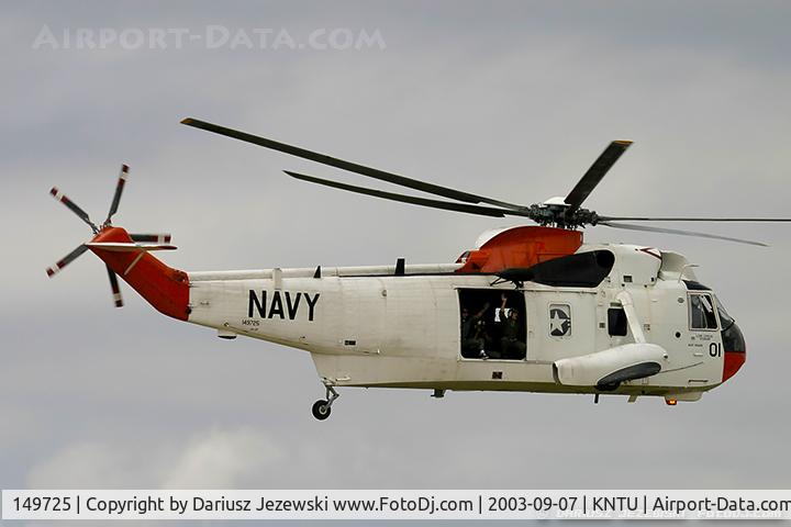 149725, Sikorsky UH-3H Sea King C/N 61140, UH-3H Sea King 149725 01 from NAS Oceana, VA
